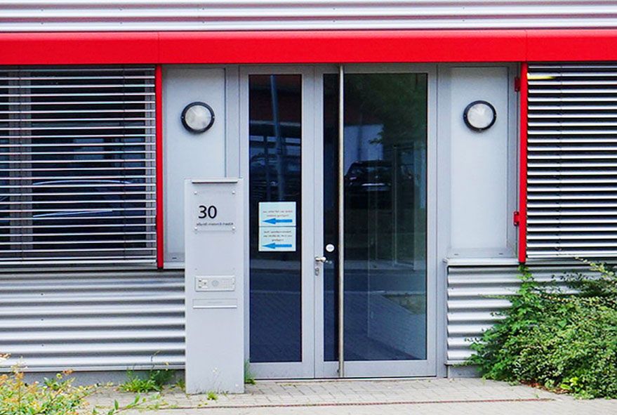 Briefkastenanlage als Standmodell nach Kundenvorgaben angefertigt
