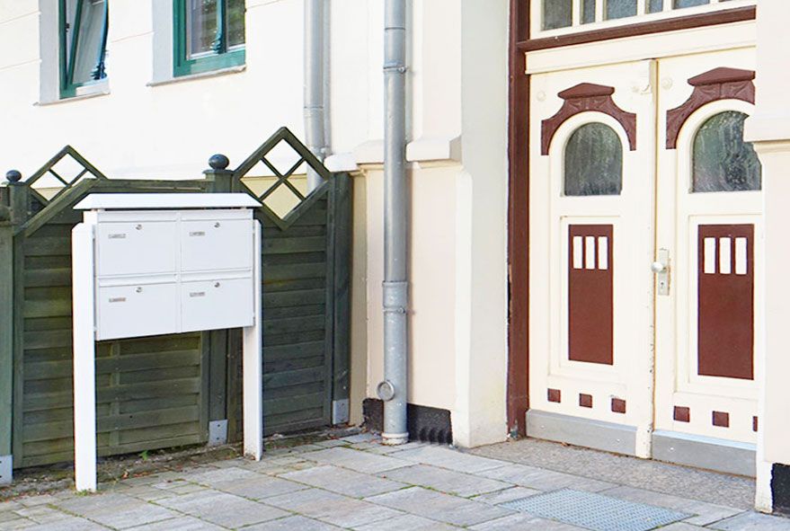 In mehreren Fächerzahlen verfügbare Briefkastenanlage online bestellen und einfach selbst montieren