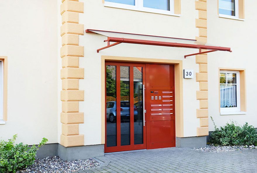 Nach deutschen Qualitätsnormen produzierte Einzel - Postkästen und Briefkastenanlagen als Systemlösung