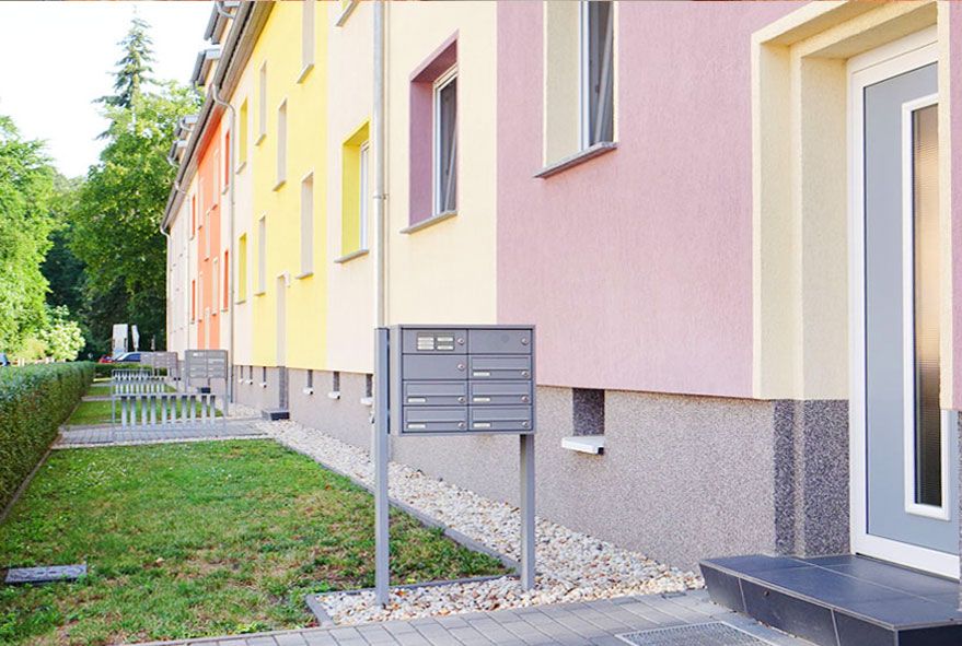 Nach EN DIN - Norm gefertigte Briefkastenanlagen für die freistehende und Wandmontage
