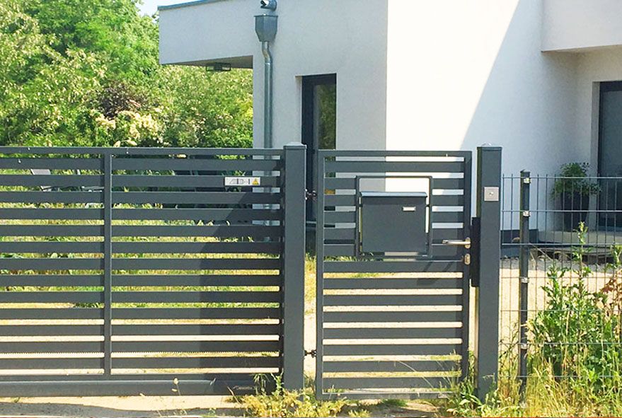 Separate Klingel und Sprechgitter kombinierte eintürige Briefkastenanlage